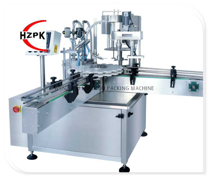 Automatic filling and capping machine