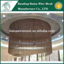 Chain Link Decorative silver shiny metallic shower curtain/beaded barrier