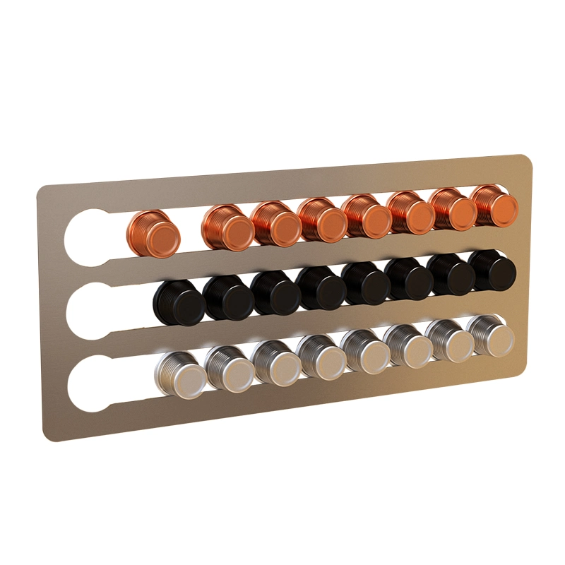 Kitchen Organizer Wall Mounted Under Cabinet Capsule Holder Nespresso