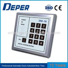 Access control panel for automatic door / card reader / password read