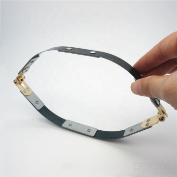 Factory Supply Metal Gold Flex Hinged Bag Frames