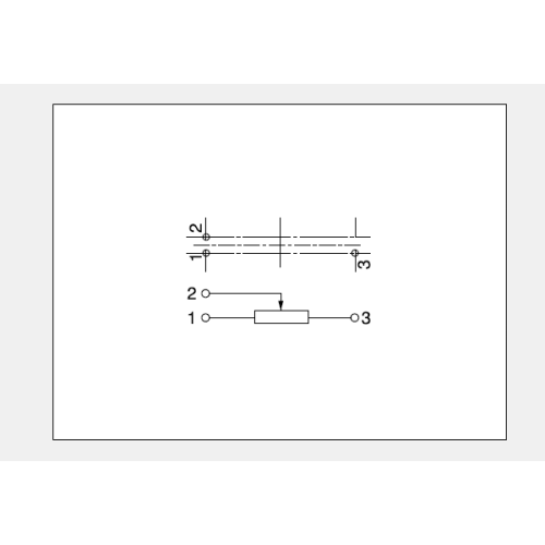 Potencjometr przesuwny serii Rs301