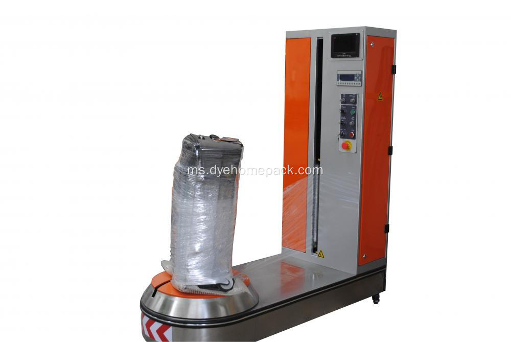 Pre-stretch Airport Luggage Wrapping Machine With CE