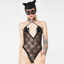 OEM full lace bodysuit with tie up back