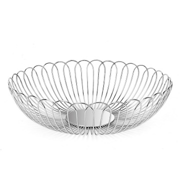 Kitchen Rose-Gold Stainless Steel Basket Vegetables Fruit