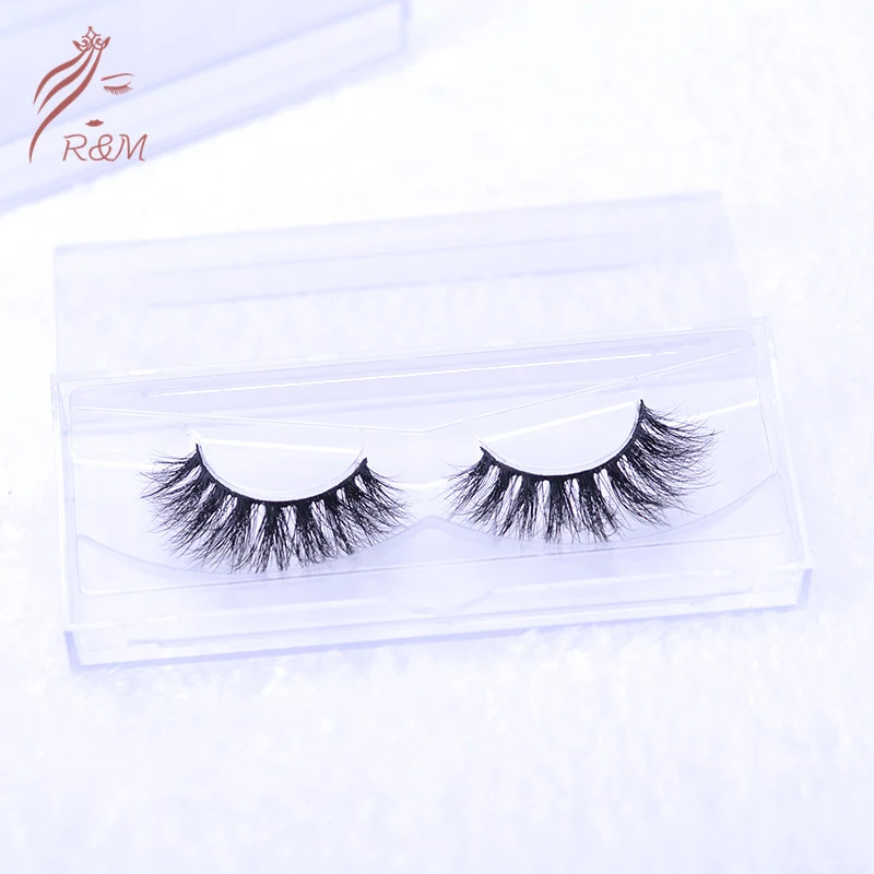 Hand-Made 3D Mink Fur False Eyelashes Fake Lashes Women's Makeup Natural Soft Eyelashes