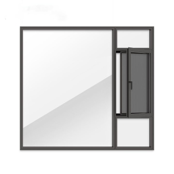 Heat and Sound Insulation Aluminum Casement Windows