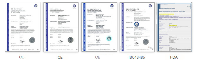 Certificato di balde chirurgica Certificate of surgical balde
