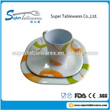 melamine camping picnic tableware dinnerware set