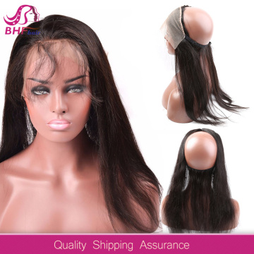 New 100% Virgin Brazilian Human Hair Lace Frontal With 360 Lace Band