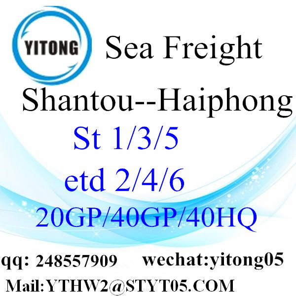 الخدمات اللوجستية شانتو إلى هايفونغ