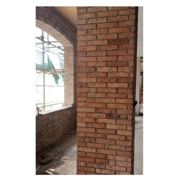 Old Red Wall Clay Thin Face Brick Cladding