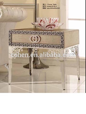 Luxurious wooden end table B106-2