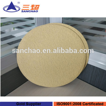 yellow color Abrasive Sanding disc adhesive Disc velcro disc