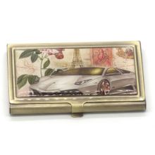 Custom Logo Business Card Holder Metal Business Card Case