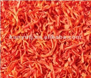 dehydrated carrots with dices/slices/chips