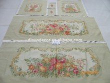 Pure wool hand woven aubusson sofa cover set