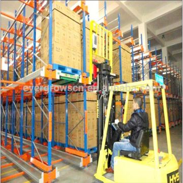 Minus temperature radio shuttle rackings