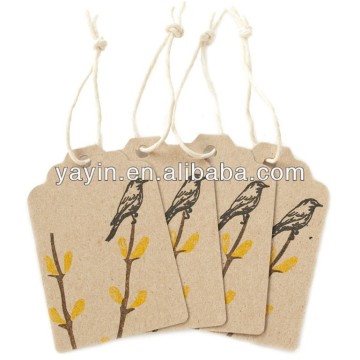Cheap recycled paper hang tags
