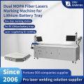 Dual MOPA Fiber Lasers Marking Machine for EV Battery Cases