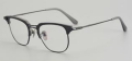 Optischer Titan -Designer Browline Gold gerahmte Brille