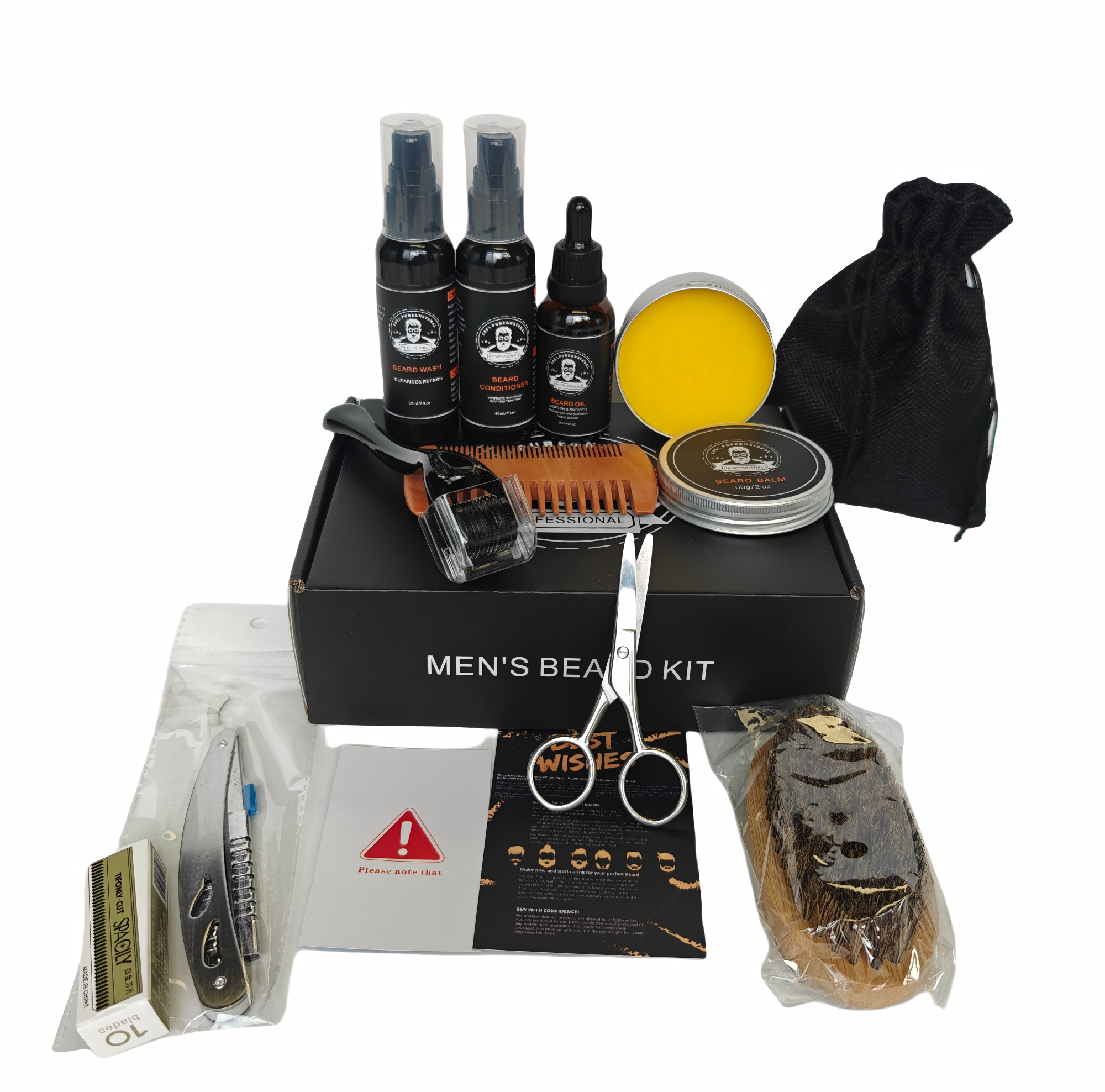 Mejor kit de aseo de barba best beard grooming kit