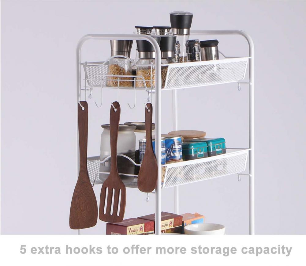 5 Tier Utility Cart Storage Organizer 5 Jpg