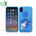 3D blauwe Cartoon siliconen telefoon geval voor Iphone8 / X / Max