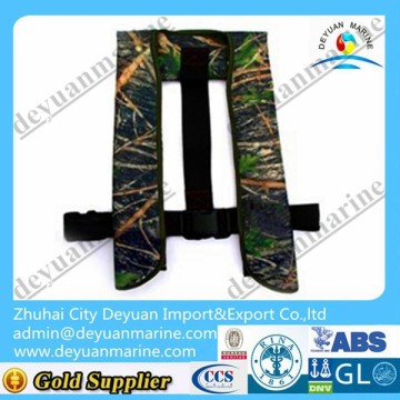 110N Manual Inflatable Life Jacket With Reflective Tape