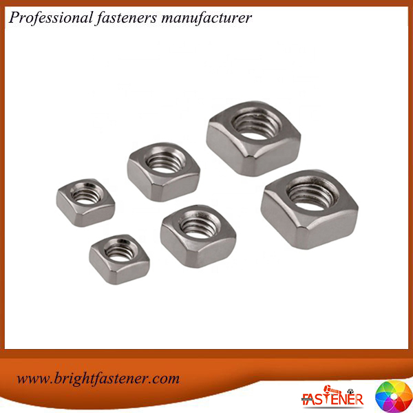DIN557 Carbon Steel and Stainless Steel Square Nut