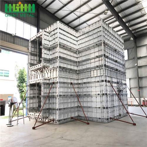 Aluminium bekisting untuk dinding balok balok beton