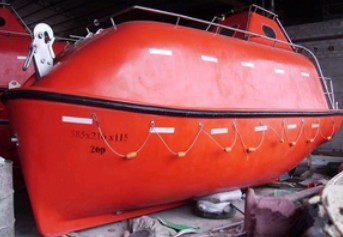 OPEN LIFEBOAT OF FIBRE-GLASS BOAT