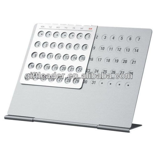 Aluminum Perpetual Calendar For Promotion