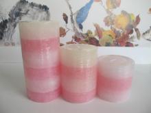 Scented Blended Color Layered Pillar Candle