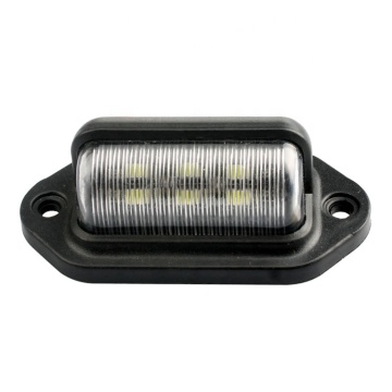 Mini Tag Light 6 LED License Plate Side Light - Waterproof E4 Approved