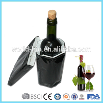 Reusable wine cooler Gel bottle cooler bags