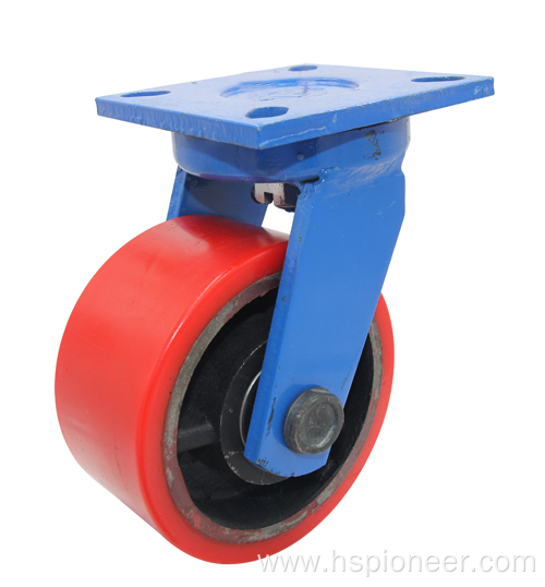 Heavy Duty Polyurethane Universal Brake Casters