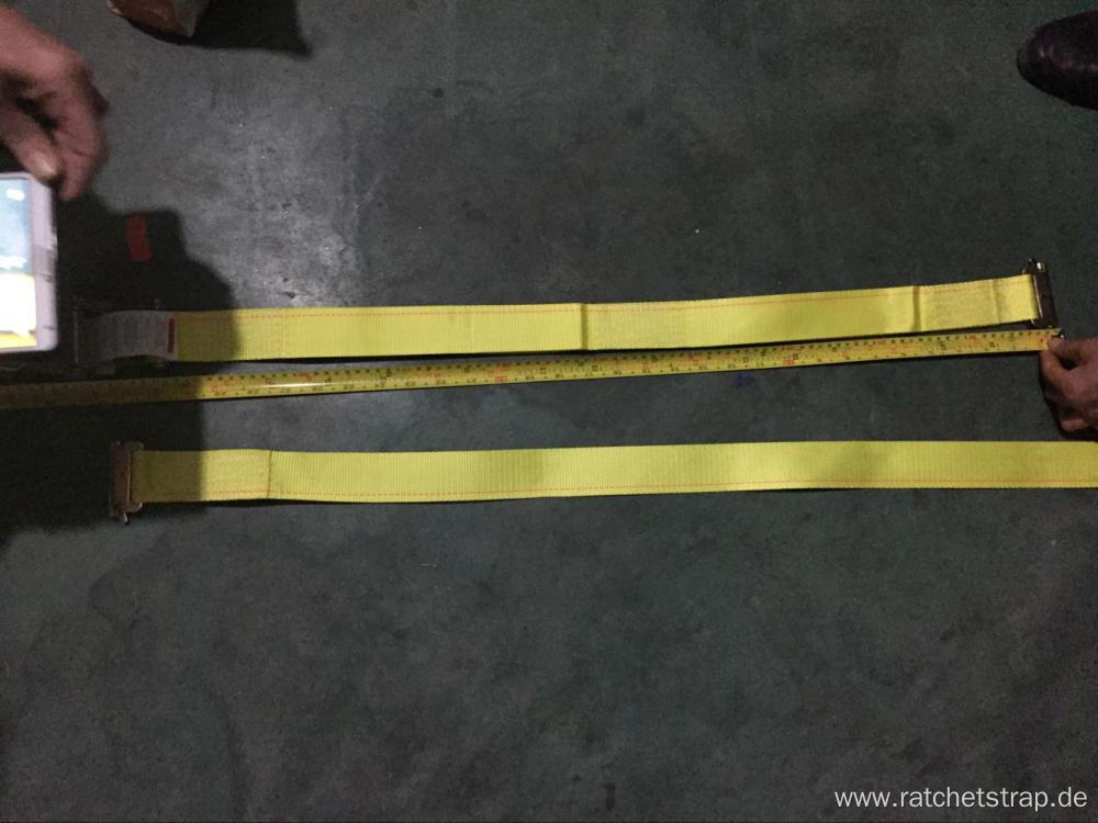 EN12195 50mm Long Handle Ratchet Lashing Strap