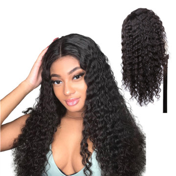 Overnight Delivery Upart Human Hair Lace Wigs,Free U Part Spanish Curl Lace Wig Samples