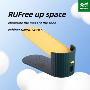 Adjustable storage shoe rack double-layer shoe holder