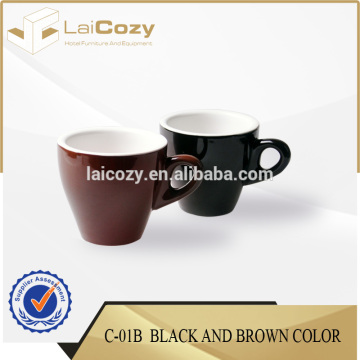 hotel used coffee cups/ coffee cups with handle/hotel room ceramic coffee cup