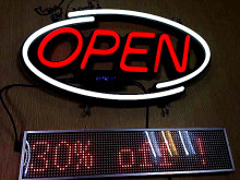Neon OPEN Sign