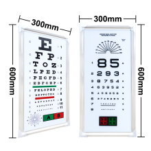 Best Selling LED UV Printing 30*60cm Vision Chart with Remote Control