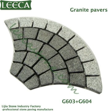 Driveway patio pavement stone | mesh back cobble stones