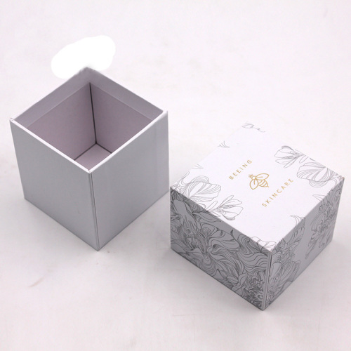 Άκαμπτο πολυτελές τετράγωνο κουτί δώρων με λογότυπο