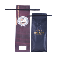 Recyclable Flat Bottom Tin Tie Zipper Bags