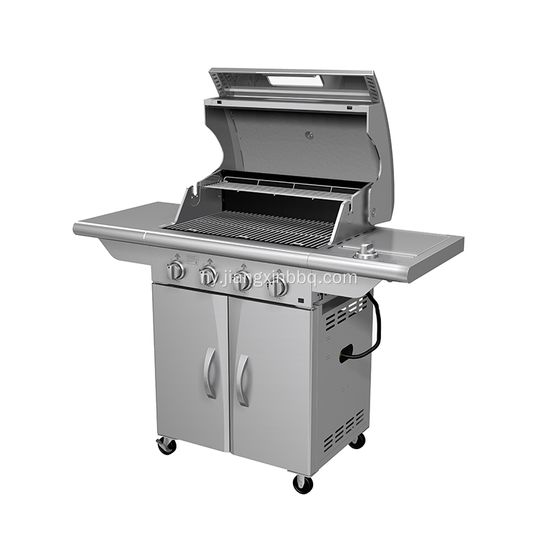 4-Oyatsira Stainless Steel Nature Gasi BBQ Grill