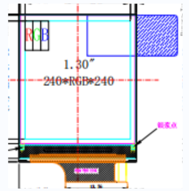 2.7 Inch Air Conditioner LCD Display