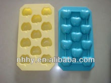 apple shape silicone ice tray