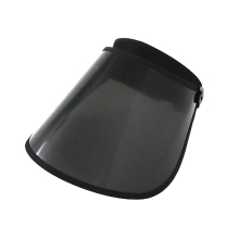 Black transparent pc visor face shield